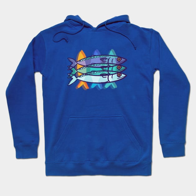 3 stylish mackerels Hoodie by Mimie20